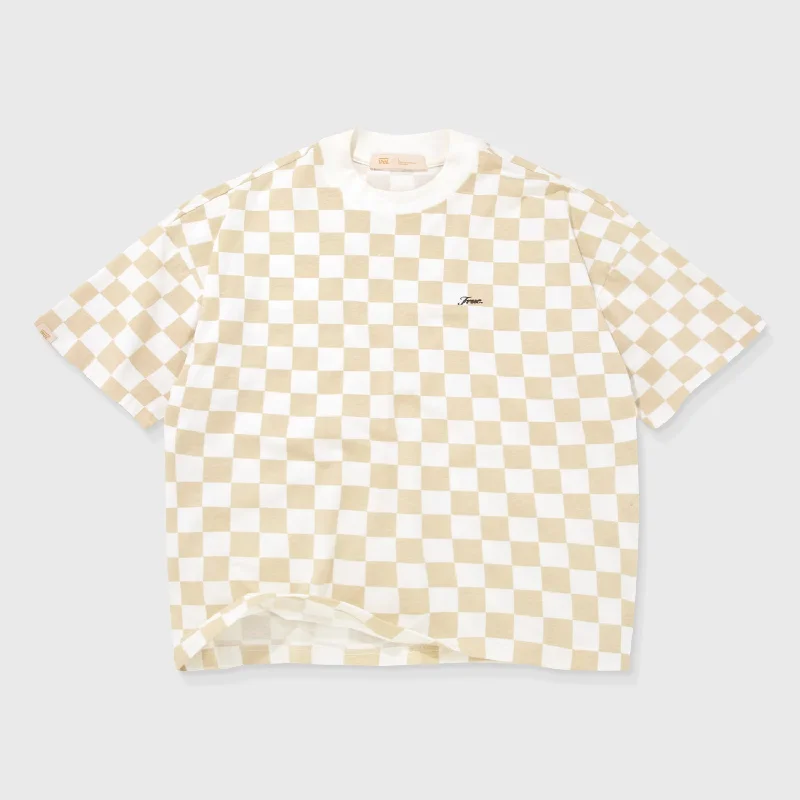 Chess Box-Fit T-Shirt - Cream