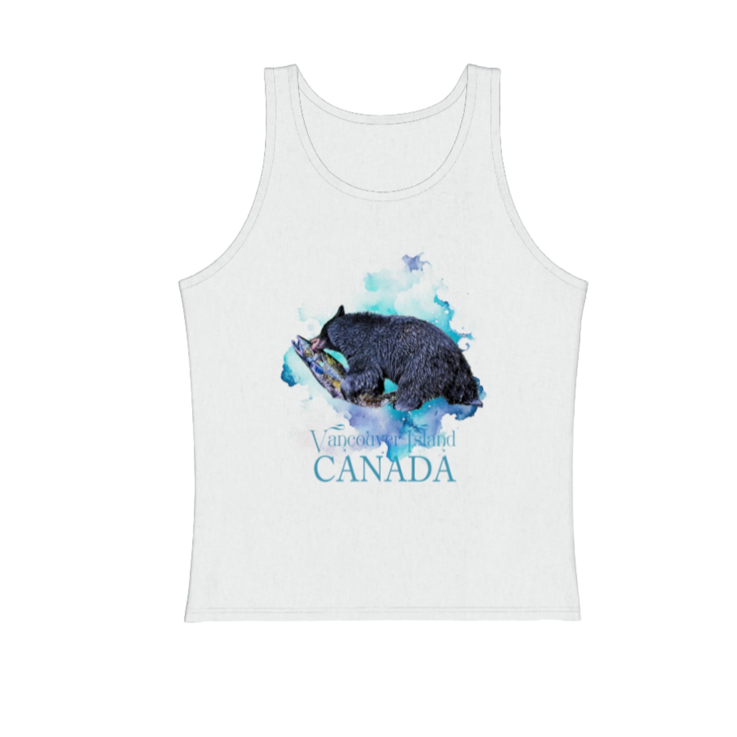 Salmon Bear Premium Unisex Tank Top