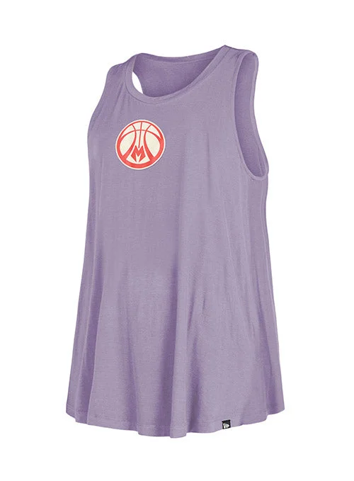 Women's New Era Colorpack Pastel Purple Milwaukee Bucks Tank Top