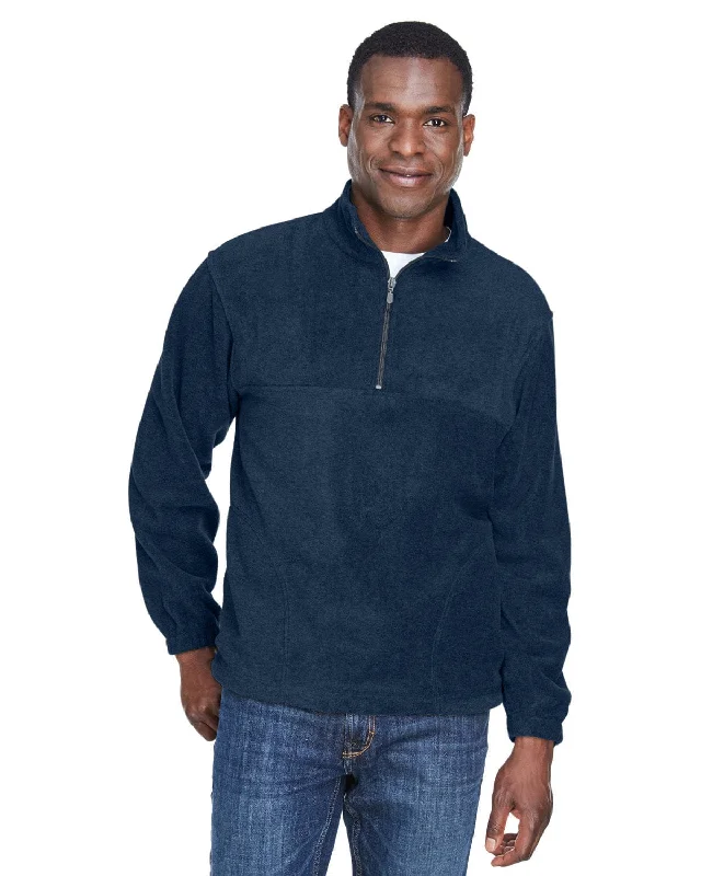 Harriton Quarter-Zip Fleece Pullover | Navy