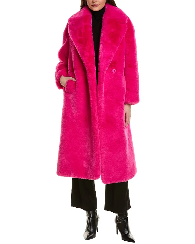 Adrienne Landau Ruby Reversible Coat